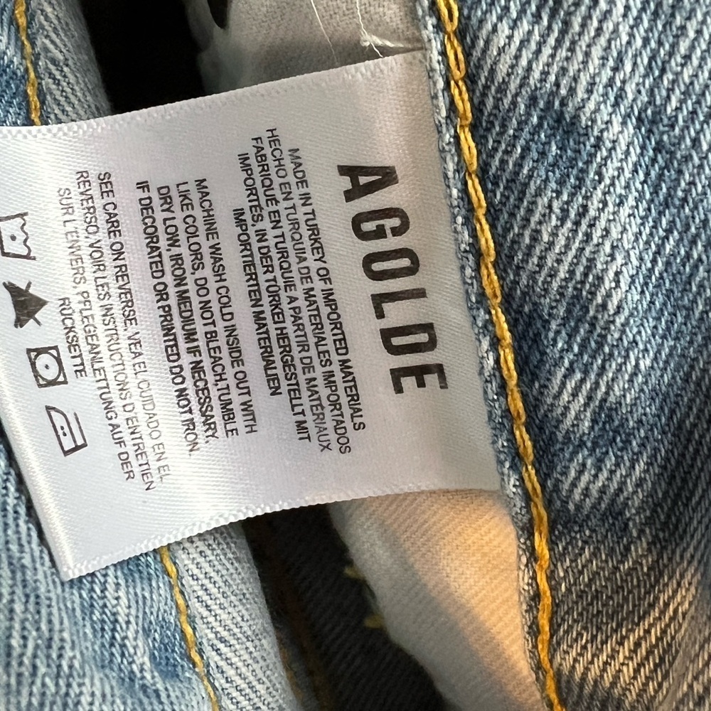 Agolde Parker Ankle Jeans Button Fly - Picture 9 of 11